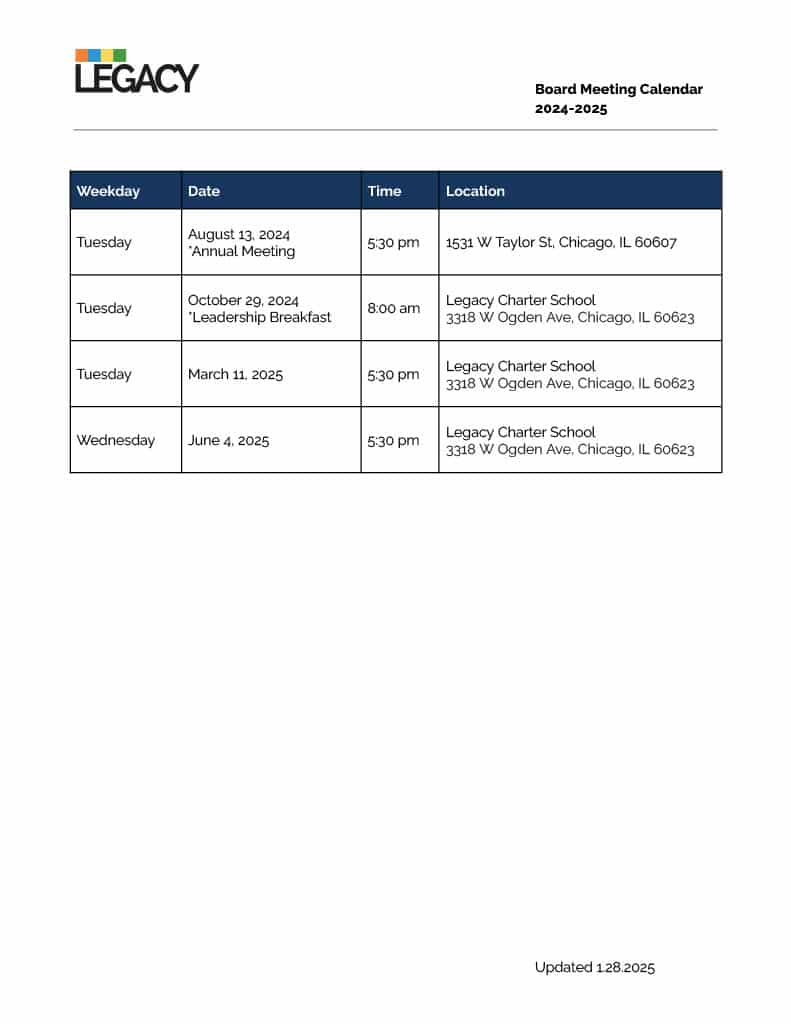 bod calendar jan 2025